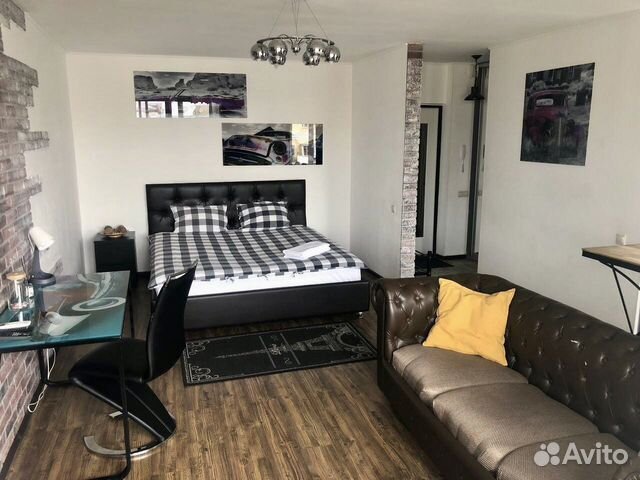

Квартира-студия, 37 м², 2 кровати