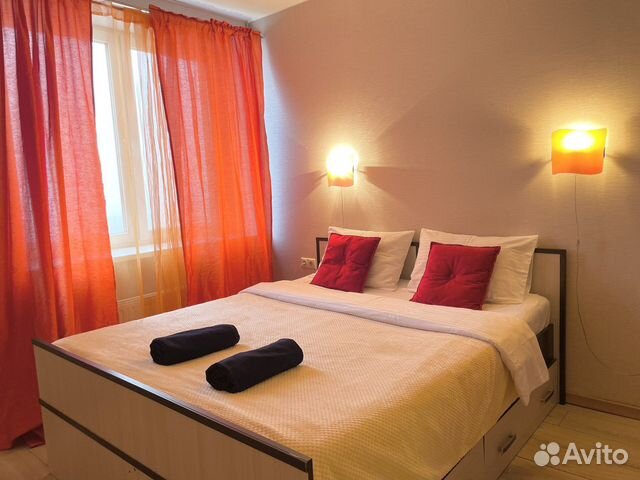 

1-к. квартира, 45 м², 2 кровати