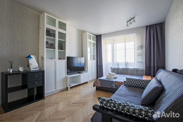 

1-к. квартира, 45 м², 2 кровати