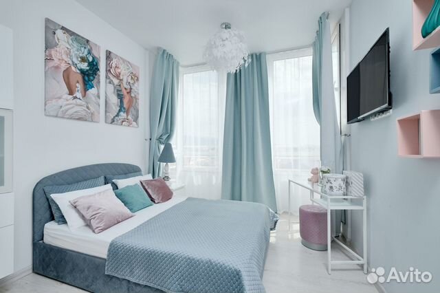 

Квартира-студия, 25 м², 2 кровати