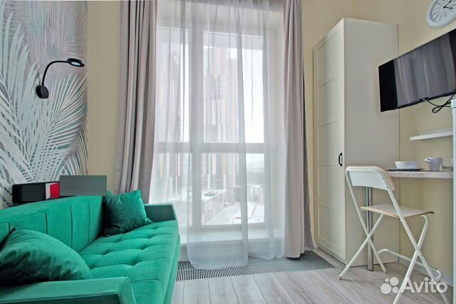 

Квартира-студия, 20 м², 2 кровати