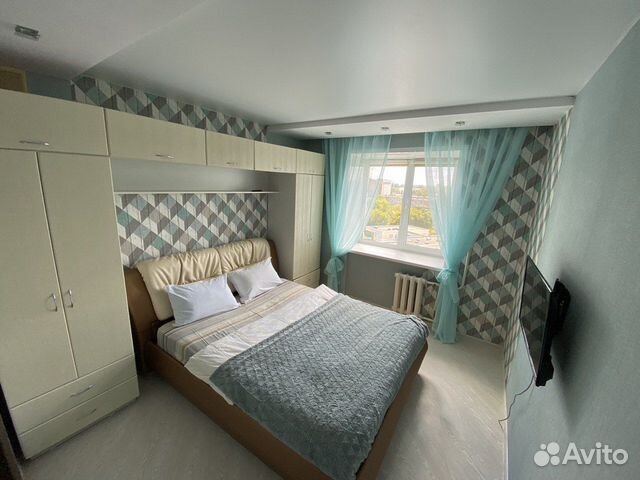 

1-к. квартира, 45 м², 2 кровати