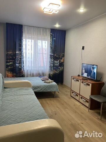 

1-к. квартира, 46 м², 2 кровати