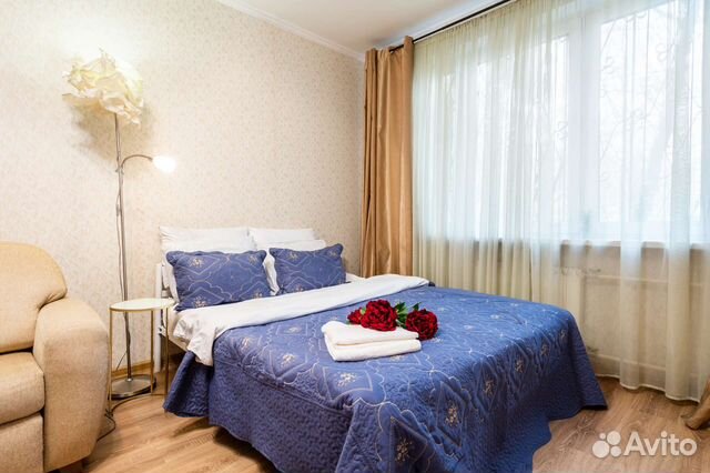 

1-к. квартира, 39 м², 2 кровати