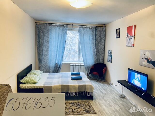 

1-к. квартира, 36 м², 2 кровати