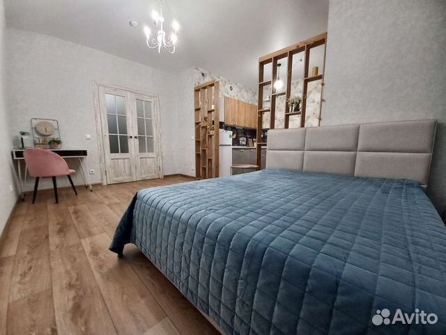 

Квартира-студия, 38 м², 1 кровать