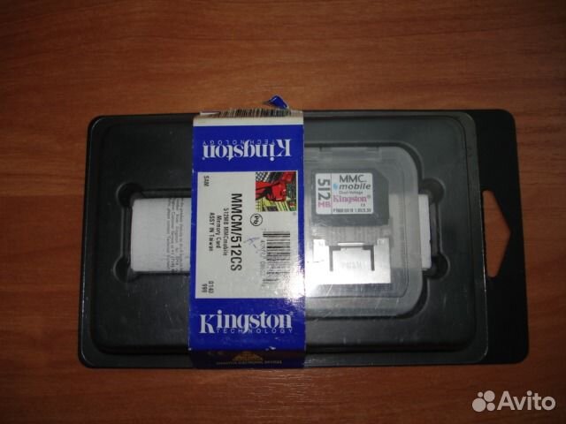 Карта флэш kingston mmcm 512mb