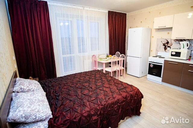 

Квартира-студия, 28 м², 1 кровать