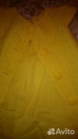 Платье. Gap желтое с трусиками Платье. Gap желтое с трусиками