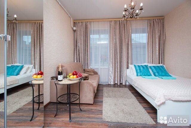 

1-к. квартира, 20 м², 2 кровати