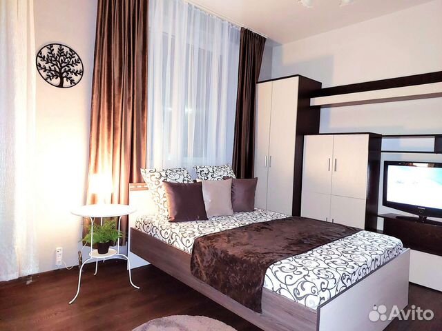 

Квартира-студия, 37 м², 2 кровати