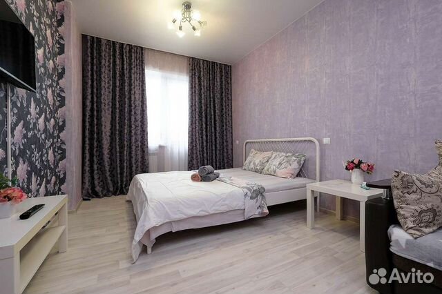 

1-к. квартира, 44 м², 2 кровати