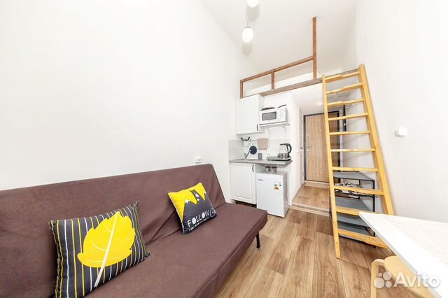 

Квартира-студия, 12 м², 2 кровати
