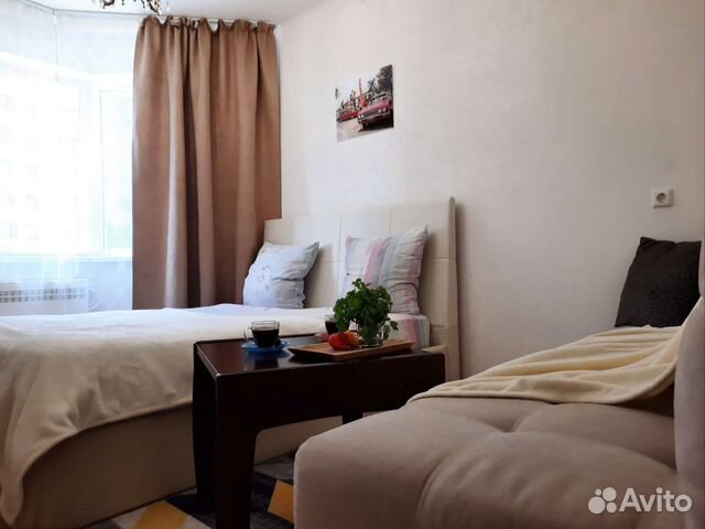 

1-к. квартира, 40 м², 2 кровати
