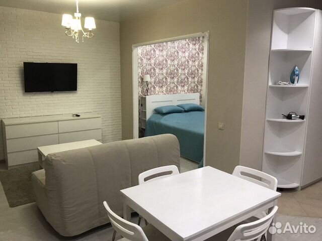 

Квартира-студия, 42 м², 2 кровати