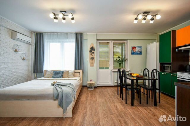 

Квартира-студия, 38 м², 1 кровать