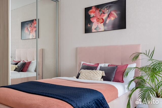 

1-к. квартира, 41 м², 2 кровати