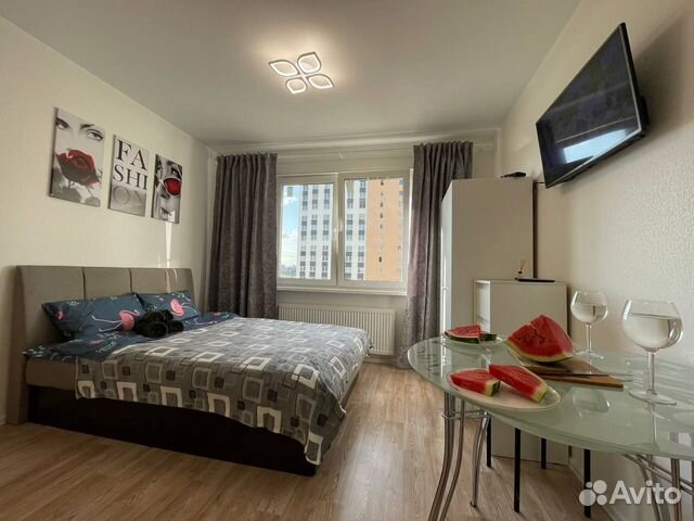 

Квартира-студия, 20 м², 3 кровати