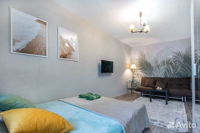 

1-к. квартира, 30 м², 2 кровати