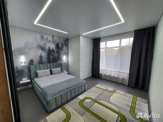 

1-к. квартира, 52 м², 2 кровати