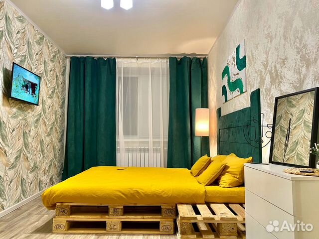 

Квартира-студия, 40 м², 1 кровать