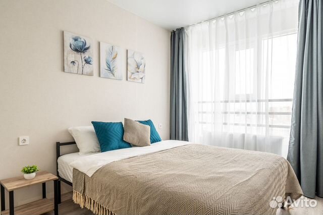 

1-к. квартира, 37 м², 2 кровати