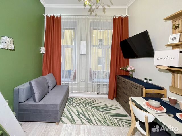 

Квартира-студия, 24 м², 2 кровати