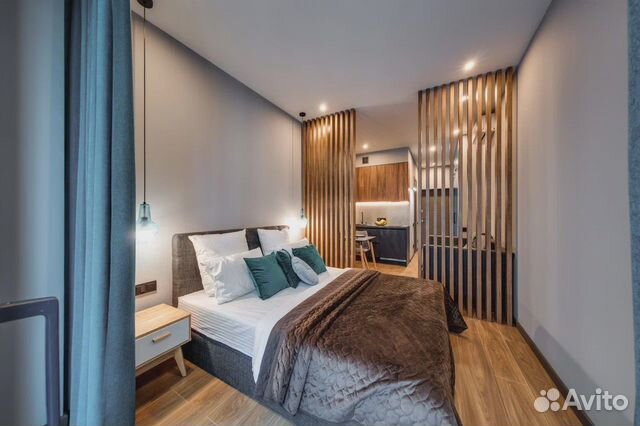 

Квартира-студия, 28 м², 1 кровать