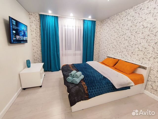 

1-к. квартира, 38 м², 2 кровати