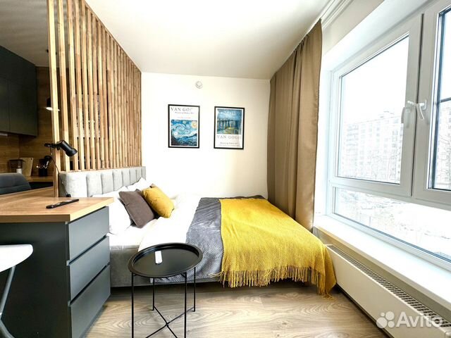 

Квартира-студия, 27 м², 1 кровать