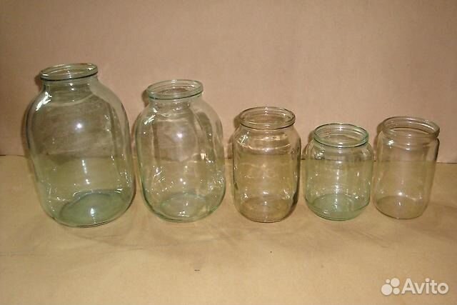 Банки стеклянные.Обьем 0,1.3,0 литра