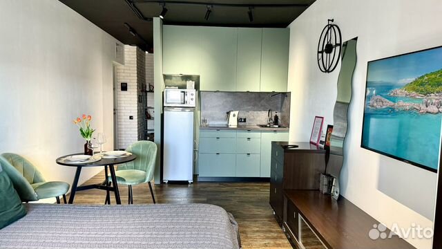 

Квартира-студия, 27 м², 1 кровать