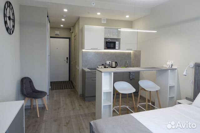 

Квартира-студия, 25 м², 1 кровать