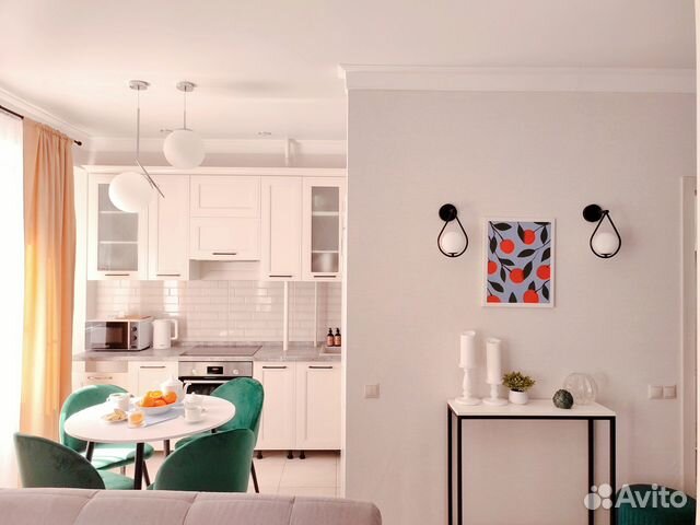 

Квартира-студия, 35 м², 2 кровати