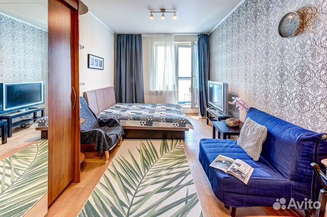 

Квартира-студия, 30 м², 2 кровати