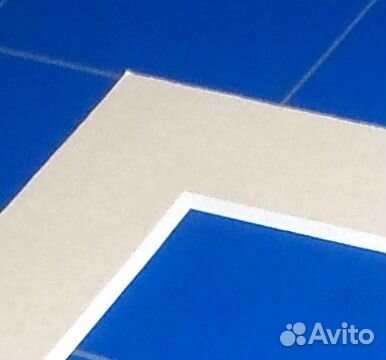 Паспарту новое, белое 60х80см (А1), более 100 шт