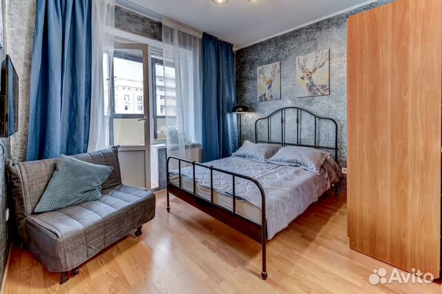

Квартира-студия, 32 м², 2 кровати