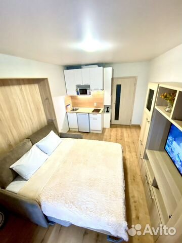 

Квартира-студия, 25 м², 2 кровати