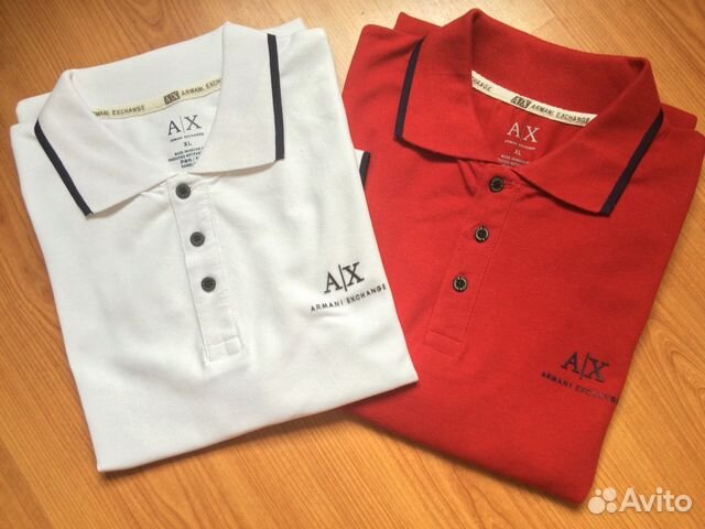 Мужские поло Armani Exchange, S-XL Мужские поло Armani Exchange, S-XL