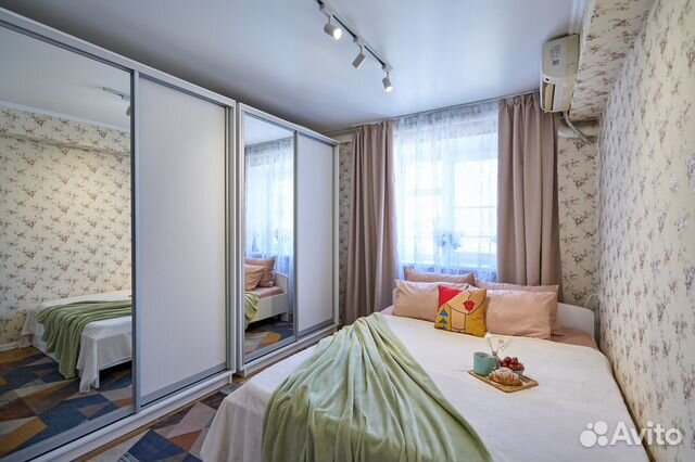 

1-к. квартира, 43,6 м², 2 кровати