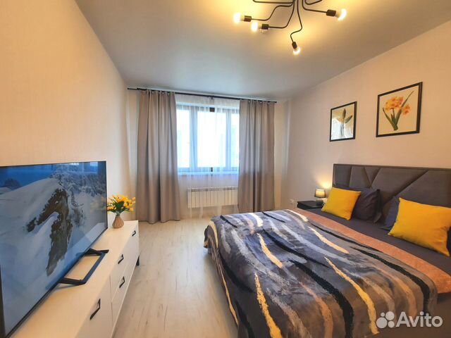 

1-к. квартира, 39 м², 2 кровати