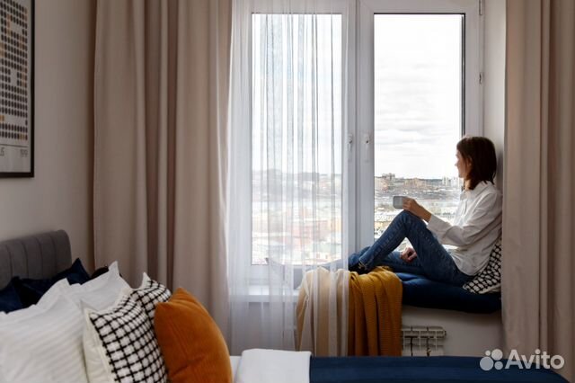 

1-к. квартира, 40 м², 3 кровати