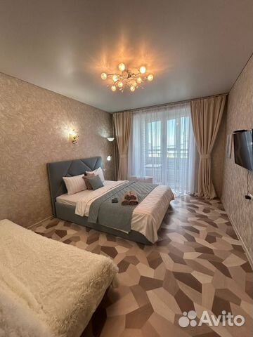 

1-к. квартира, 40 м², 2 кровати