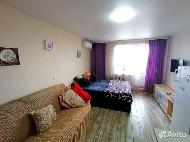 

Квартира-студия, 30 м², 2 кровати