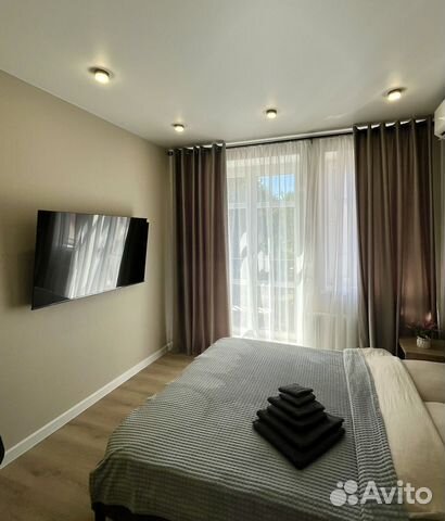 

Квартира-студия, 28 м², 2 кровати