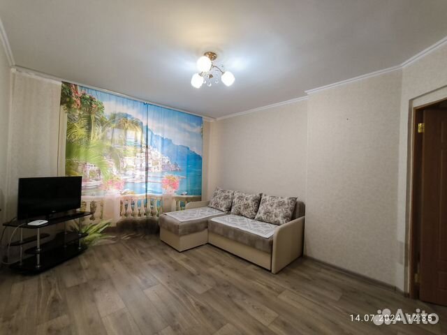 

1-к. квартира, 44 м², 2 кровати