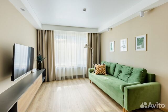 

1-к. квартира, 55 м², 3 кровати