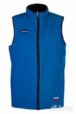 Жилет двусторонний мужской (синий/голубой) Жилет двусторонний мужской (синий/голубой)