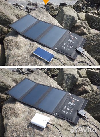 Солнечная панель Sunpower 21W для туристов