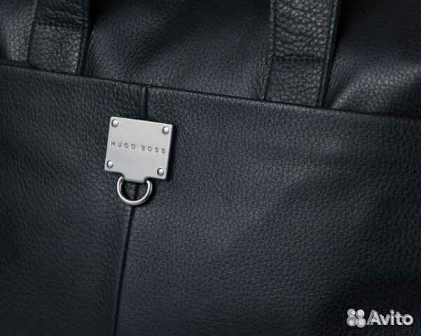 Мужская кожаная сумка Hugo Boss для документов А4 Мужская кожаная сумка Hugo Boss для документов А4